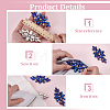 8Pcs Glass Cabochons(Hot Melt Adhesive On The Back) GGLA-FG0001-07C-3