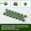 Resin Mini Grass Tufts AJEW-WH20120-10A-03-3
