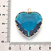 Transparent Glass Pendants KK-N283-01C-G-3