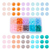 200Pcs 10 Colors Glass Beads GLAA-TA0001-29-10