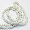 Baking Paint Glass Round Bead Strands DGLA-Q019-6mm-41-3