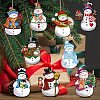 Christmas Theme Wood Pendants PW-WG49E0D-01-3