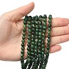 Natural West African Jade Round Beads Strands X-G-P075-03-6mm-3