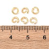 Brass Open Jump Rings KK-G604-08G-20-3