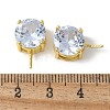 Brass Micro Pave Cubic Zirconia Pendants Bails KK-D324-01G-3