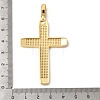 Brass Micro Pave Clear Cubic Zirconia Big Pendants KK-H267-051G-3