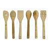 6Pcs 6 Styles Bamboo Spoons & Knifes & Forks WD-XCP0001-01-2