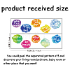 Translucent PVC Self Adhesive Wall Stickers STIC-WH0015-049-2