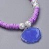 Handmade Polymer Clay Heishi Beads Kids Stretch Bracelets BJEW-JB04345-4