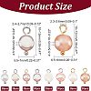  80pcs 4 Styles Natural Cultured Freshwater Pearl Charms PEAR-NB0001-65-4