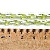 Transparent Electroplate Glass Beads X1-GLAA-K064-05A-PL04-4