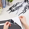 5 Sheet Waterproof Plastic Wall Stickers DIY-FH0003-97-3