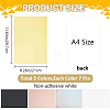 CRASPIRE 35Pcs 5 Colors A4 Rectangle Metallic Craft Paper Cards DIY-CP0010-14-2