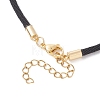 3Pcs 3 Colors 3MM Nylon Braided Cord Necklace Making AJEW-JB01470-4