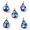 5Pcs Handmade Lampwork Pendants LAMP-CJ0001-64-3