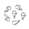Tarnish Resistant 316 Surgical Stainless Steel Lobster Claw Clasps 316-FL12A-1