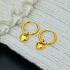 Heart 304 Stainless Steel Hoop Earrings FS-WGDB01D-01-3