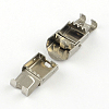 Smooth Surface 201 Stainless Steel Watch Band Clasps STAS-R063-63-3