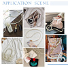   1Pc Acrylic Imitation Pearl Bead Chain Bag Handle FIND-PH0009-62B-6