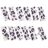 12Pcs Leopard Print Polyester Necklace Anti-Winding Display Cards CDIS-OC0001-14E-1