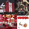 48Pcs 12 Styles Christmas Theme Opaque Resin Cabochons CRES-SC0002-54-5
