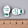 Handmade Porcelain Ceramic Beads PORC-Q005-06B-3