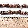 Natural Leopard Skin Jasper Beads Strands G-B161-A03-01-5