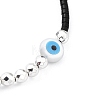 Adjustable Resin Evil Eye & Plastic & Miyuki Seed Braided Beaded Bracelet for Women BJEW-O187-07B-2