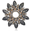 Flower Alloy Rhinestone Brooches for Backpack Clothes JEWB-WH20011-02B-6