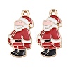 Christmas Alloy Enamel Pendants FIND-I067-02KCG-07-1