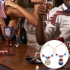 24Pcs 24 Style Independence Day Theme Alloy Enamel Wine Glass Charms AJEW-BC0003-94-6