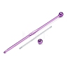 DIY Alloy Beadable Crochet Hooks AJEW-A064-02B-2