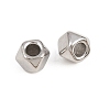 Irregular 304 Stainless Steel Beads STAS-D394-03O-P-2