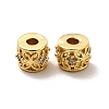 Rack Plating Brass Micro Pave Cubic Zirconia Beads KK-C010-22-3