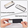 9Pcs 3 Colors Slide Top Tinplate Trinket Storage Boxes CON-CP0001-016A-5
