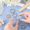 4Pcs Stainless Steel Locket Pendants STAS-FG0001-10-3