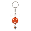 Alloy and Resin Pendant Keychain KEYC-JKC00893-1