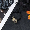 2Pcs Outdoor EDC Tool Brass Parachute Rope European Beads KK-DC0004-81AG-5
