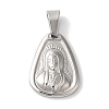 Non-Tarnish 304 Stainless Steel Pendants STAS-Z075-21P-1