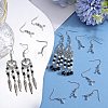 50Pcs 304 Stainless Steel Earring Hooks STAS-SC0008-30-4