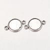 Alloy Cabochon Connector Settings X-PALLOY-A13117-AS-RS-2