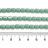 Opaque Glass Beads Strands GLAA-G112-04E-4