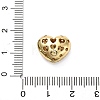 Brass Micro Pave Cubic Zirconia Beads KK-L229-076B-G-3