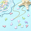 36Pcs Baking Paint Alloy Pendants FIND-SP0004-16B-5