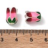 Alloy Enamel Beads AL-CBA612E-10S-3
