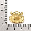 304 Stainless Steel Pave Natural White Shell Pendants STAS-C122-21B-02G-3