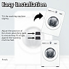 Rubber Anti-slip and Shock-Absorbing Foot Pads for Washing Machines AJEW-WH0696-615-4