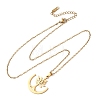 304 Stainless Steel Tree Pendant Cable Chain Necklaces for Men Women NJEW-K308-05D-G-4