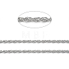 304 Stainless Steel Rope Chains CHS-G027-08C-P-2