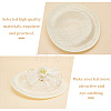 Linen Mini Hat Fascinator Base AJEW-WH0472-54C-4